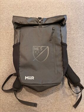 Miir MLS Roll-Top Backpack in Black